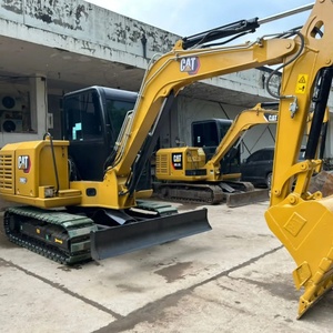 Mini-excavatrice sur chenilles CAT 306E2 d'occasion d'origine japonaise, 6 tonnes, avec peu d'heures de fonctionnement, y compris moteur, pompe et engrenages, matériel de construction - Product Image 1