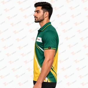 Polo de sport pour homme, sublimation premium, vêtements de sport personnalisés, uniforme d'équipe de golf, polo à séchage rapide, fabricant OEM, marque privée, usine - Product Image 4