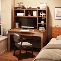 Étudiant Appartement Salon Chaise En Bois Bureau Bibliothèque Intégrée Tiroir pour Apprendre L'écriture Simple Bureau À Domicile Bureau D'ordinateur