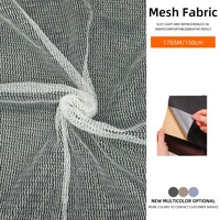 Entoilage blanc du polyester 100% tricoté par trame 17gsm pour la doublure composée en cuir ou l'interlignage bas léger de tissu pour le cuir