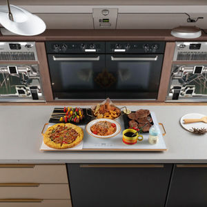 <span class=keywords><strong>Plaque</strong></span> chauffante portable en silicone personnalisable, chauffe-aliments électrique avec commande tactile et classe d'efficacité énergétique - Product Image 6