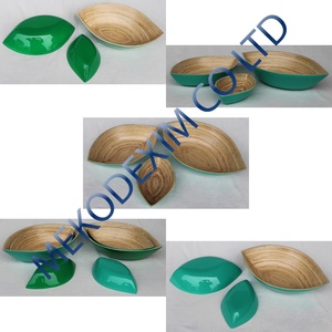 Bol en bambou écologique pour salades et fruits Plus - Product Image 1