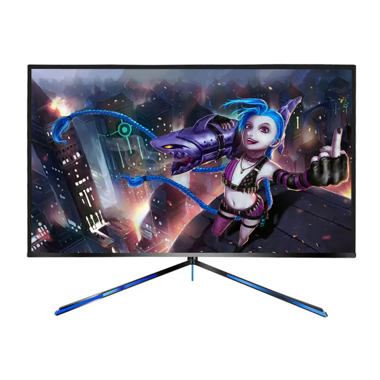 FreeSync 24 Inch Curved Flat Screen Design 4k 144hz Computer Gaming Monitor