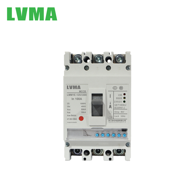 LVMA LMM1E Intelligent Moulded Case Circuit Breakers 3P 4P 125A 250A 400A 630A 800A 1250A 1600A 35kA 690V 50/60Hz Plastic IEC CE