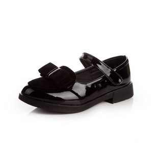 Girls Leather <strong>Shoes</strong> for Children Wedding Dress Princess School <strong>Shoes</strong> Kids Summer Bow-knot Black Student Sandals Korean Fashion - Product Image 3