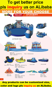 Parque acuático inflable comercial Parques infantiles Atracciones acuáticas móviles para centros turísticos y lugares públicos - Product Image 6