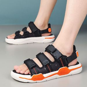 Nouvelles sandales de plage pour couple, été, semelle plate, respirantes, semelles souples, chaussures décontractées pour étudiants - Product Image 3