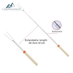 10pcs BBQ Extendable Fondue <strong>Forks</strong> Set for Campfire Camping Bonfire Fondue <strong>Forks</strong> - Product Image 3