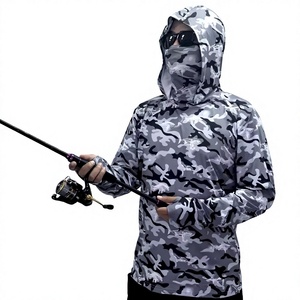 Vêtements de pêche personnalisés UPF 50, jersey de performance pour hommes, vêtements de pêche, sweat-shirt à capuche, chemise de pêche à manches longues anti-UV - Product Image 2