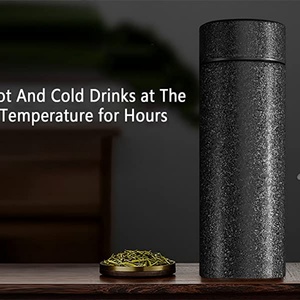 Double Wall Stainless Steel Vacuum Insulated Coffee Mug with <b>Smart</b> Temperature Display Travel Cup - Product Image 2