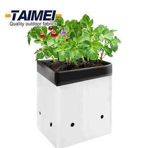 Gewächs häuser Gartenarbeit Gemüse Grow Bag Square Kunststoff Grow Bags Pflanzen PP Potting Bags für Blumen Gemüse - Product Image 1