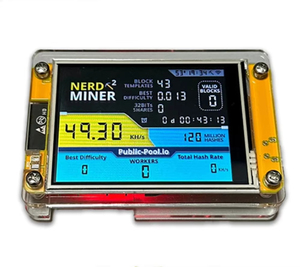 NerdMin V2 55K, Pantalla Inteligente de 2.8 Pulgadas, HashRate 1060KH/s, con Pantalla Grande, en Stock, Nuevo ESP32-2432S028R DROOM - Product Image 1
