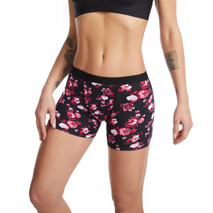 Double couche <span class=keywords><strong>de</strong></span> protection contre les fuites Contrôle des odeurs Tricoté confortable pour les culottes menstruelles-Ensemble <span class=keywords><strong>de</strong></span> sous-vêtements post-partum et menstruels avec impression - Product Image 4