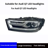 Nuevos Faros Delanteros LED Q7 de Alta Calidad, 12V 6000K, para Modelos SUV 16-19