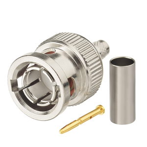 Conector Coaxial RF Macho Superbat BNC-C-J-1.5, Tipo Soldadura por Crimpado, Completamente de Cobre, para Cable RG316 50-1.5 - Product Image 1