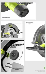 <span class=keywords><strong>Sierra</strong></span> de Mesa Portátil para Trabajar la Madera Marca Pigeon, 220V, 7 Pulgadas, Modelo G501, Instalación Invertida - Product Image 5