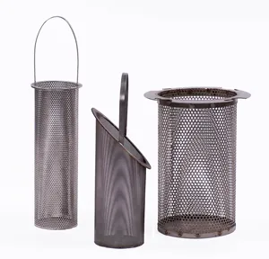 Hot Selling Custom Stainless Steel 304 316 Wire Mesh Filter Welded Tube For Filtering Perforated Filter Cartridge