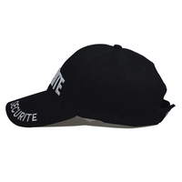 OEM 3D bordado guardia de seguridad oficial gorra al aire libre de sarga ajustable camión guardia de seguridad evento personal gorras
