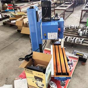 Sumore SP2217-III tête pivotante Mini métal paillasse Fraiseuses 2 axes Lecture numérique Vitesse variable Fraises manuelles - Product Image 4