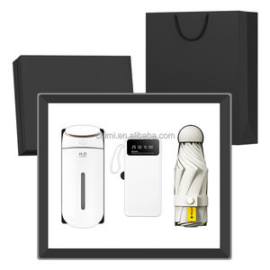 Haute qualité cérémonie entreprise promotionnelle lumière humidificateur batterie externe tasse banque <span class=keywords><strong>assurance</strong></span> bancaire 3 en 1 coffrets cadeaux de luxe pour employé - Product Image 3