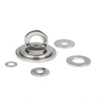 Rondelles de cale plates à ressort en aluminium, cuivre et acier inoxydable, vente en gros, haute qualité, DIN125