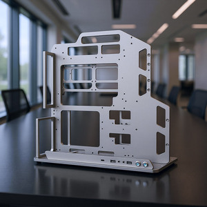 Boîtier <span class=keywords><strong>PC</strong></span> Gaming ATX Socooler Home E-Sports Room SOC-AE-Y en Alliage d'Aluminium DIY Anime avec Fenêtre Latérale et Ports USB Frontaux Noir - Product Image 5