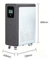 Batterie de stockage d'énergie portable empilable JINGSHI Smart BMS LiFePO4 16 kWh 51,2 V 300 Ah avec communication CAN/RS485/RS-232 5-10 kW pour la maison