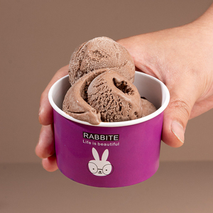 Ciotole di Carta per Gelato Personalizzate con Logo, 4oz 5oz 8oz 10oz 12oz 16oz 20oz, Stampa CMYK di Grado Alimentare con Coperchi - Product Image 6