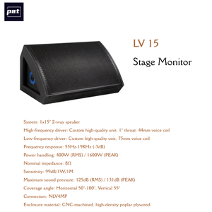 Pat LV Toàn Bộ Hệ Thống Đôi 10Inch Dòng Mảng 18Inch Loa Siêu Trầm Âm Thanh Thiết Bị Âm Thanh Cho Ngoài Trời Sống Sự Kiện Dj Buổi Hòa Nhạc Hệ Thống - Product Image 5