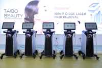 Sistema de Depilación Láser Taibo Factory Depilazer 755 1064 808nm para Reducción de Vello Corporal y Facial para Spa y Clínica, Cepillo de Limpieza Facial