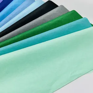 Factory Direct Sale 4 Custom 17G Recycled Blue Color Wrapping Tissue Paper Suppliers