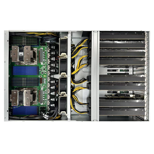 Servidor de CPU dual de montaje en rack 4U con AMD EPYC 9004 Personalizable 10 Tarjetas gráficas Servidor GPU de almacenamiento escalable en stock - Product Image 1