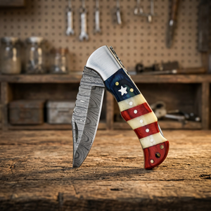 High Quality Damascus Steel Folding Blade Pocket <b>Knife</b> Back <b>Lock</b> 58 HRC Hardness Pakka Wood Handle Survival Tactical Application - Product Image 2