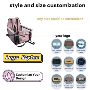 Tùy Chỉnh Chất Lượng Cao Oxford Không Thấm Nước Pet An Toàn Ghế Bẩm-Chống Xe Tàu Sân Bay Cho Xe Ô Tô Ghế Sau Bìa Cho Mèo Và Chó - Product Image 4