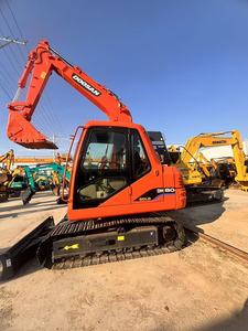 Mini excavadora usada Doosan DH80 de 7, 8 y 9 toneladas, cucharón de 0.32 m³ con hoja dozer DH80-7, buen estado, inspección en vídeo. - Product Image 3