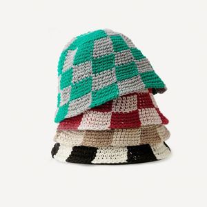 Sombrero de Pescador de Lana con Diseño de Tablero de Ajedrez, Personalizable con Logotipo, Económico de Fábrica, en Oferta, para Ciclismo, Pesca y Uso Casual - Product Image 2