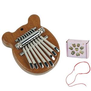 8 <span class=keywords><strong>Tone</strong></span> Thumb Piano Card Kalimba Finger Piano Portable Principiante Niños Instrumentos musicales Juguetes - Product Image 2