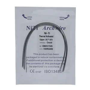 Orthodontic dental thermal active niti arch wires