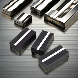 Nam Châm Tùy Chỉnh Công Nghiệp Ferrite Châm Điện Nâng Thẻ Từ Sọc Cao Su Vĩnh Viễn 1Mm Từ Khối Cắt - Product Image 4