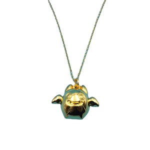 Collar de Metal Creativo con Diseño de Palma, Colgante de Aleación de Zinc Plateado Brillante, Accesorio de Moda con Diseño 3D - Product Image 5