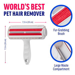 Pet Grooming Brush Easy to Clean Reusable Self-Cleaning Pet Hair Remover Lint Roller - Product Image 6