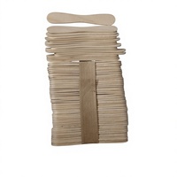Bâtonnets de crème glacée écologiques en bois de bouleau lisse de 94 mm, faits maison, portables et jetables, vente directe d'usine