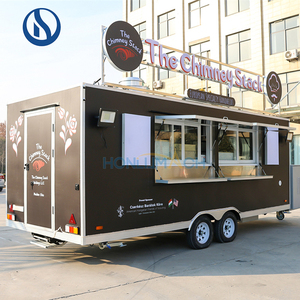 Luxury Fully Kitchen Equipped Mobile Food Truck Commercial Concession Trailer With Bathroom WH-S570 Food Trailer WH-S570 - Product Image 3