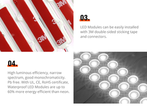 <span class=keywords><strong>Ul</strong></span> cấp giấy chứng nhận LED <span class=keywords><strong>MODULE</strong></span> 12V DC cho các dấu hiệu Trắng 6500K SMD 2835 IP67 không thấm nước Modul Led cho quảng cáo ánh sáng Hộp nhà máy - Product Image 6