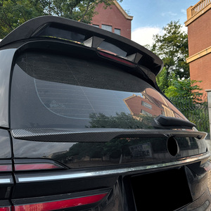 Bmw <b>Rear</b> <b>Spoiler</b> Piano Black Carbon Fiber Texture Wing Shaped Trunk Lid For X7 G07 2019 Plus - Product Image 3