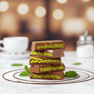Barra de Chocolate Sólida y Suave con Pistacho, Personalizable, de Dubái, la Más Vendida al por Mayor, con Empaque con Logotipo Personalizado - Product Image 2