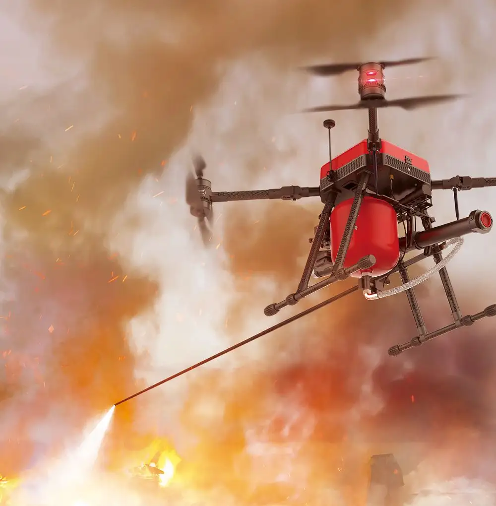 Противопожарный Дрон, противопожарный Дрон, профессиональный противопожарный Дрон для экстренного спасения, летательный аппарат