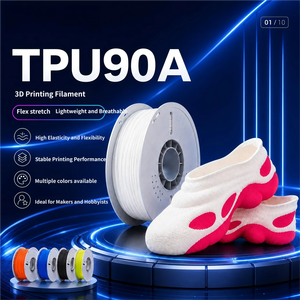 Filament d'impression 3D flexible en TPU 1,75 mm 1 kg 85A 90A, souple et élastique pour semelles de chaussures - Product Image 4