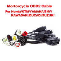 Câble de diagnostic OBD2 OBD II pour motos, produits populaires de haute qualité en gros, câble d'extension personnalisé pour motos
