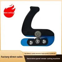 Cortador de Chapa de Madera, Cuchillo Manual para Recortar Chapa de Madera, Herramienta de Raspar de Borde Recto, Máquina de Cantos para Recortar